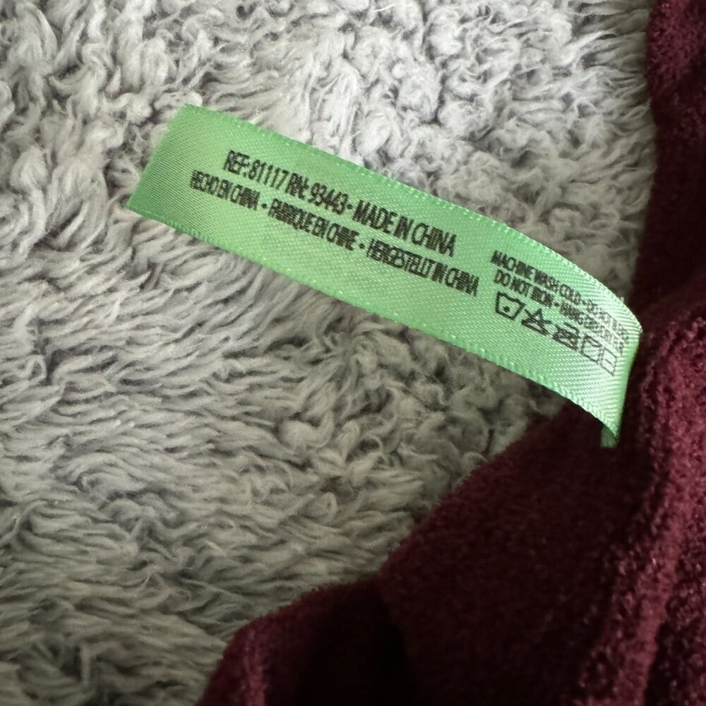 Honeydew | NWOT Maroon Cabernet Out of Office Sleep Sweatshirt Size Medium - Picture 6 of 9